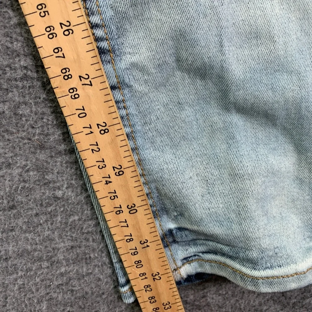 Ksubi Jeans Men 36x32 Van Winkle Denim Blue Fashion Button Fly